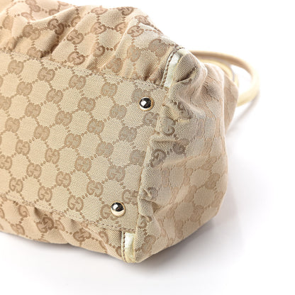 Gucci Monogram Large D Gold Hobo Metallic Gold 8 of 8