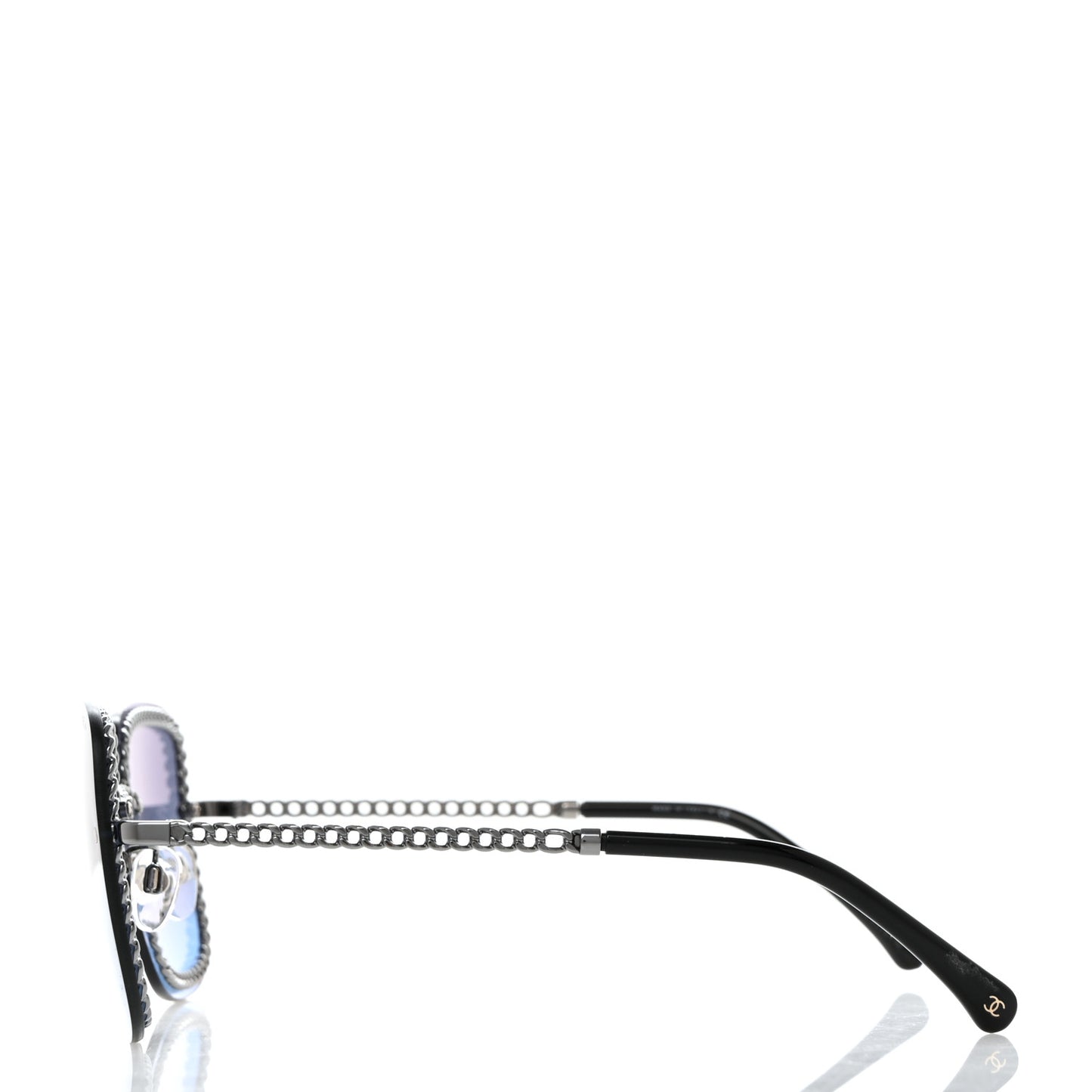 Chain Square Sunglasses 4244 Blue