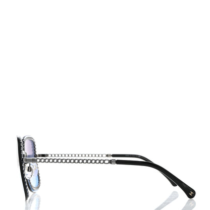 Chanel Chain Square Sunglasses 4244 Blue 3 of 8