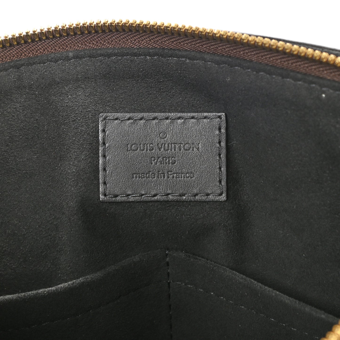 Monogram Flower Zipped Tote PM Black