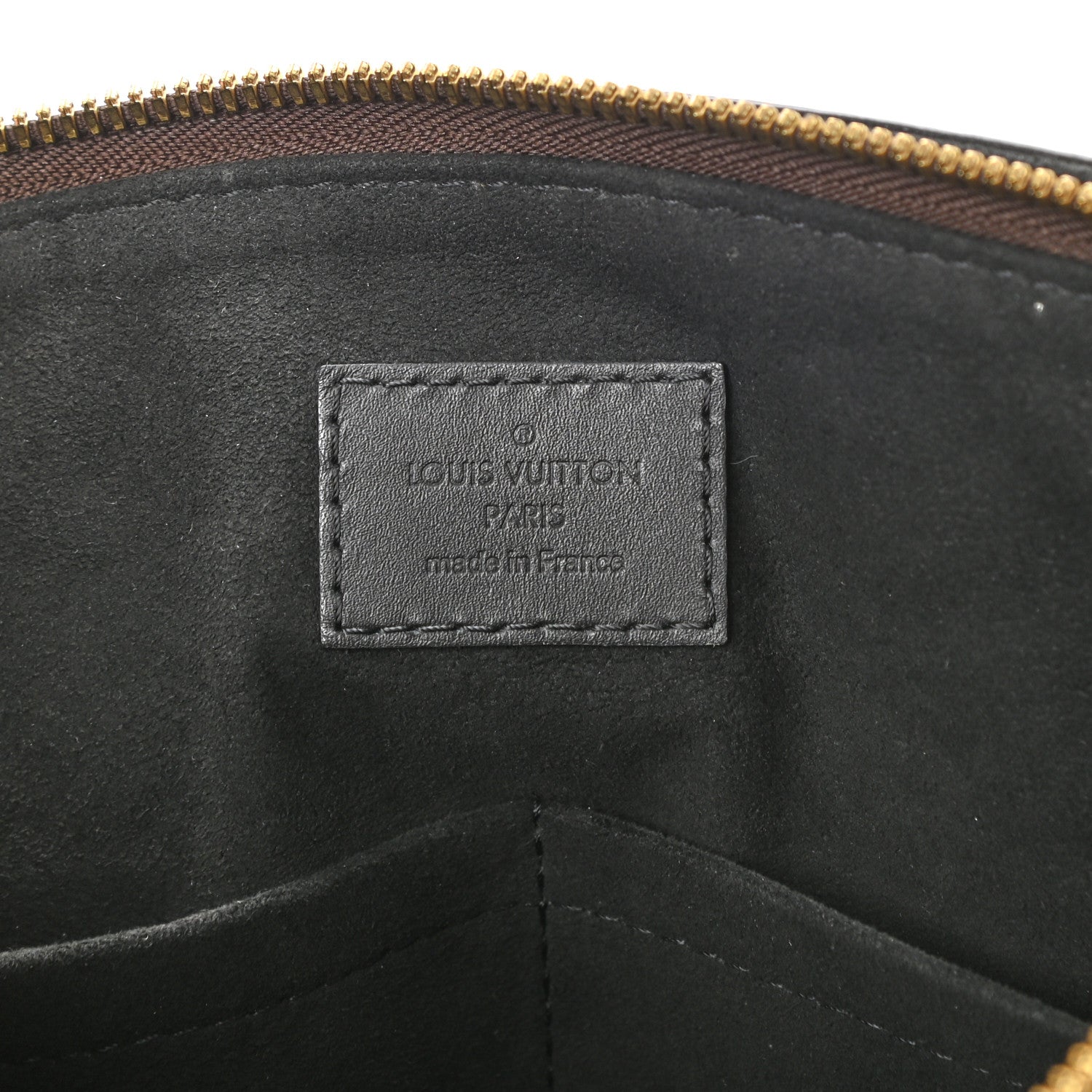 Louis Vuitton Monogram Flower Zipped Tote PM Black 6 of 8