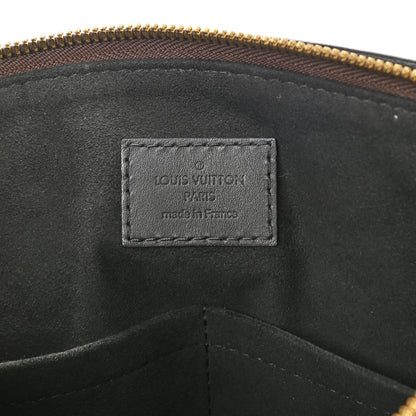 Louis Vuitton Monogram Flower Zipped Tote PM Black 6 of 8
