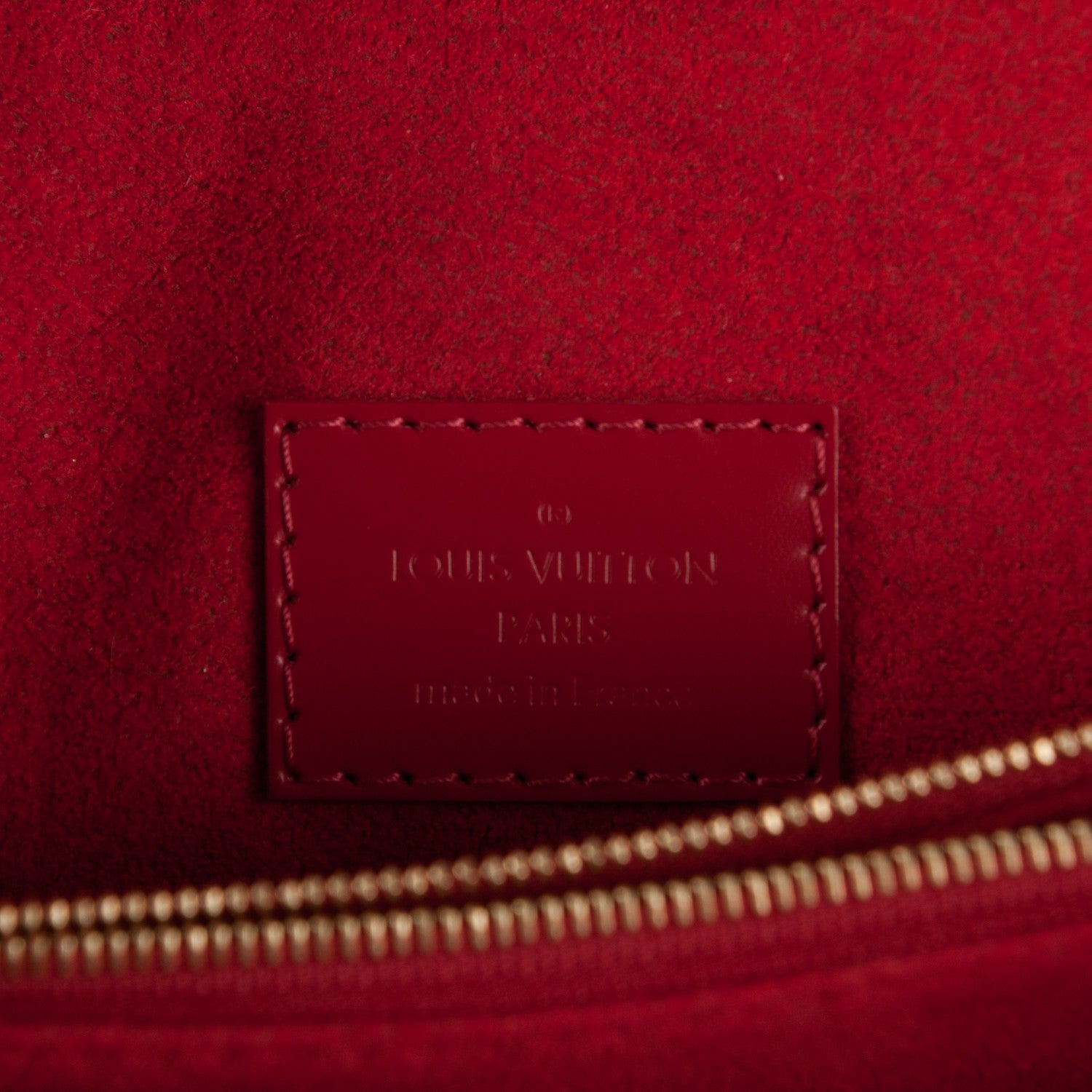 Louis Vuitton Damier Ebene Caissa Clutch Cherry 7 of 8