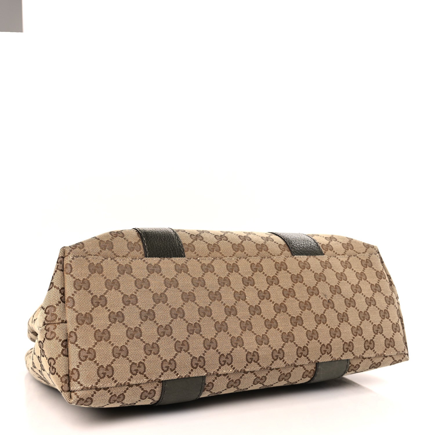 Gucci Monogram Bamboo Bar Medium Tote Olive 4 of 9