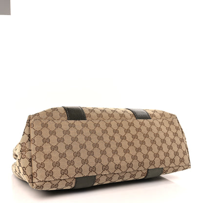 Gucci Monogram Bamboo Bar Medium Tote Olive 4 of 9