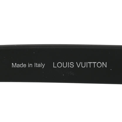 Louis Vuitton Rubber Super Vision Round Sunglasses Z2386U Black 5 of 7