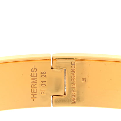 Hermes Enamel Narrow Clic Clac H Bracelet PM White 4 of 5
