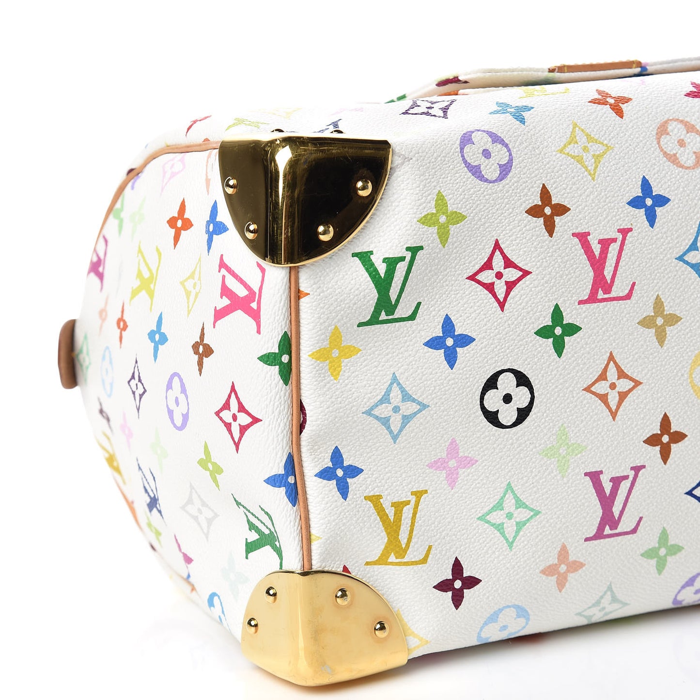 Monogram Multicolor Speedy 30 White