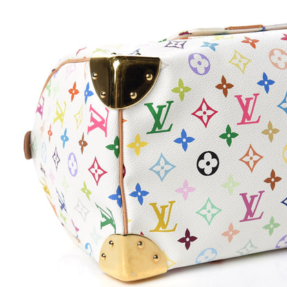 Louis Vuitton Monogram Multicolor Speedy 30 White 5 of 14