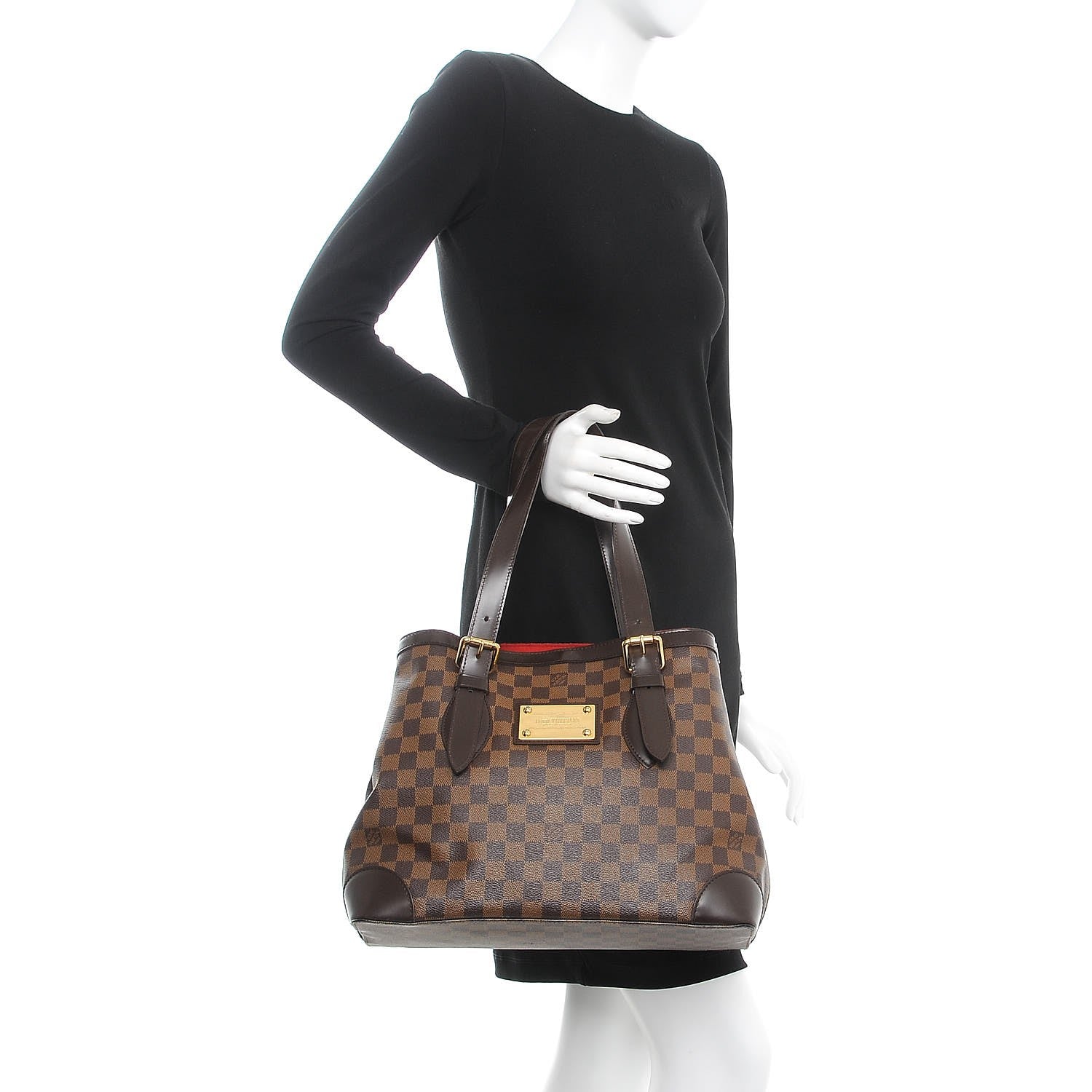 Louis Vuitton Damier Ebene Hampstead MM 2 of 10