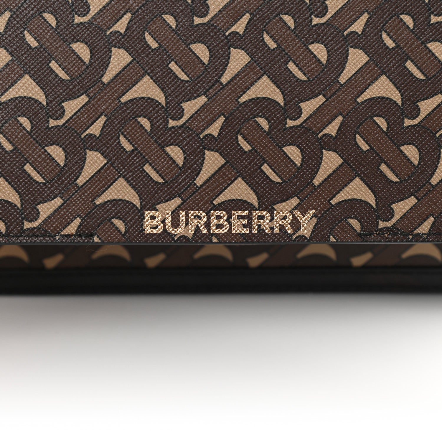 Burberry E-Canvas Monogram Small Grace Bag Bridle Brown 6 of 13