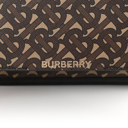 Burberry E-Canvas Monogram Small Grace Bag Bridle Brown 6 of 13