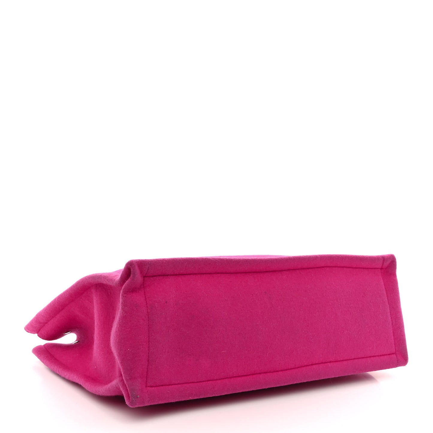 Wool Rive Gauche Tote Fuchsia