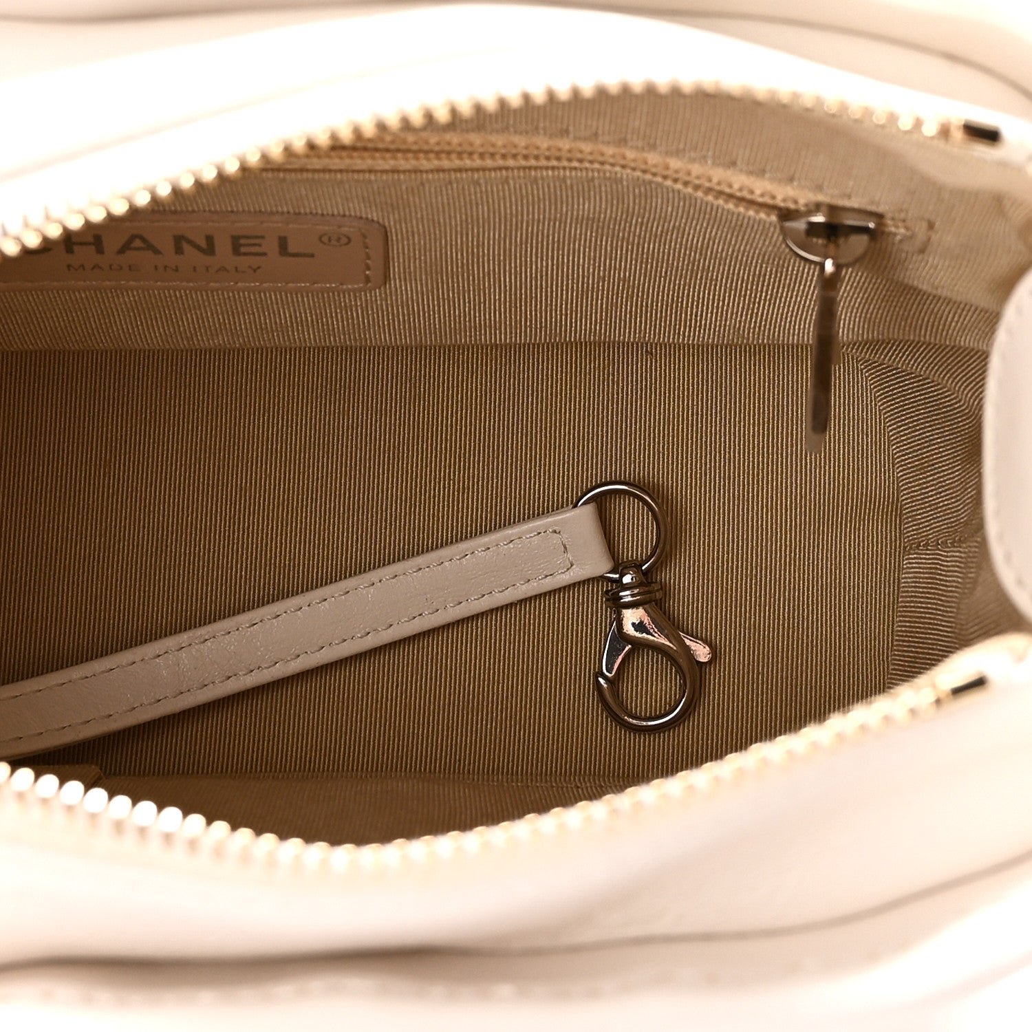 Chanel Rattan Calfskin Small Gabrielle Hobo Beige Ivory 5 of 10
