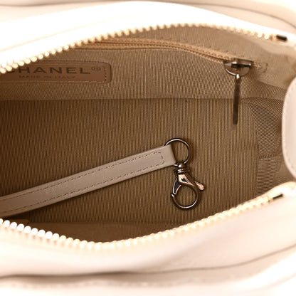 Chanel Rattan Calfskin Small Gabrielle Hobo Beige Ivory 5 of 10