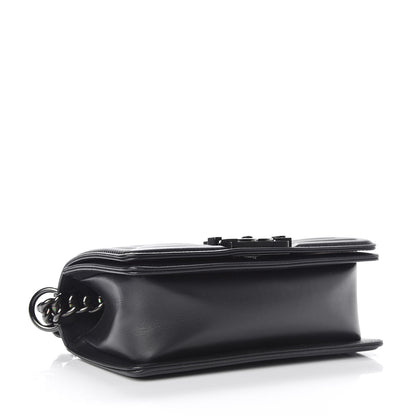 Chanel Calfskin Quilted Small Boy Flap So Black 4 of 12