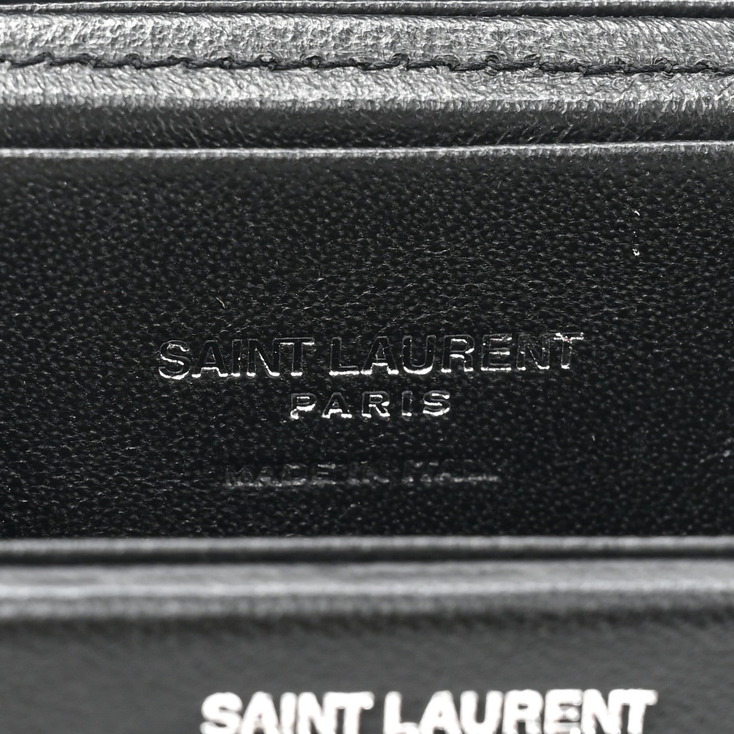Saint Laurent Lambskin Smoking Box Crossbody Black 5 of 8