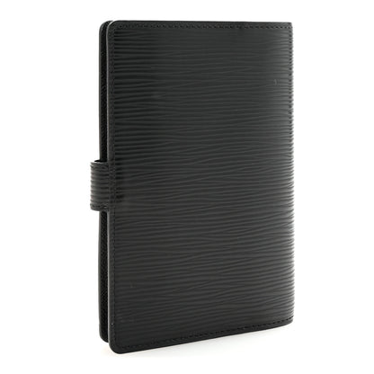 Louis Vuitton Epi Small Ring Agenda Cover Black 3 of 6