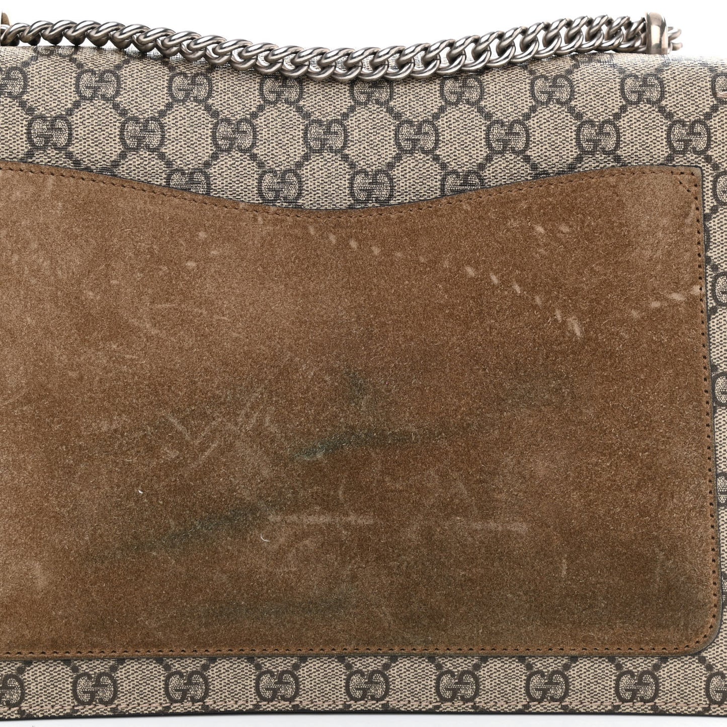 GG Supreme Monogram Medium Dionysus Shoulder Bag Taupe