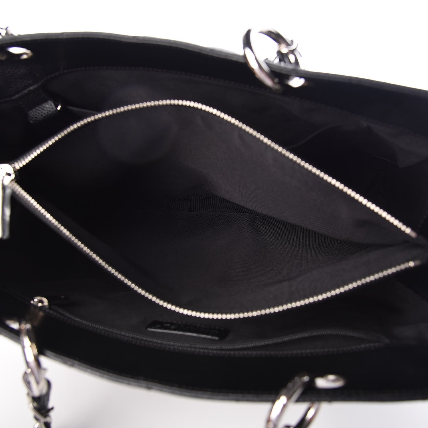 Chanel Caviar Quilted Grand Shopping Tote GST Black 9 of 12
