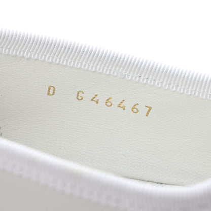 Chanel Lambskin Mary Jane Flats 37.5 White 9 of 10