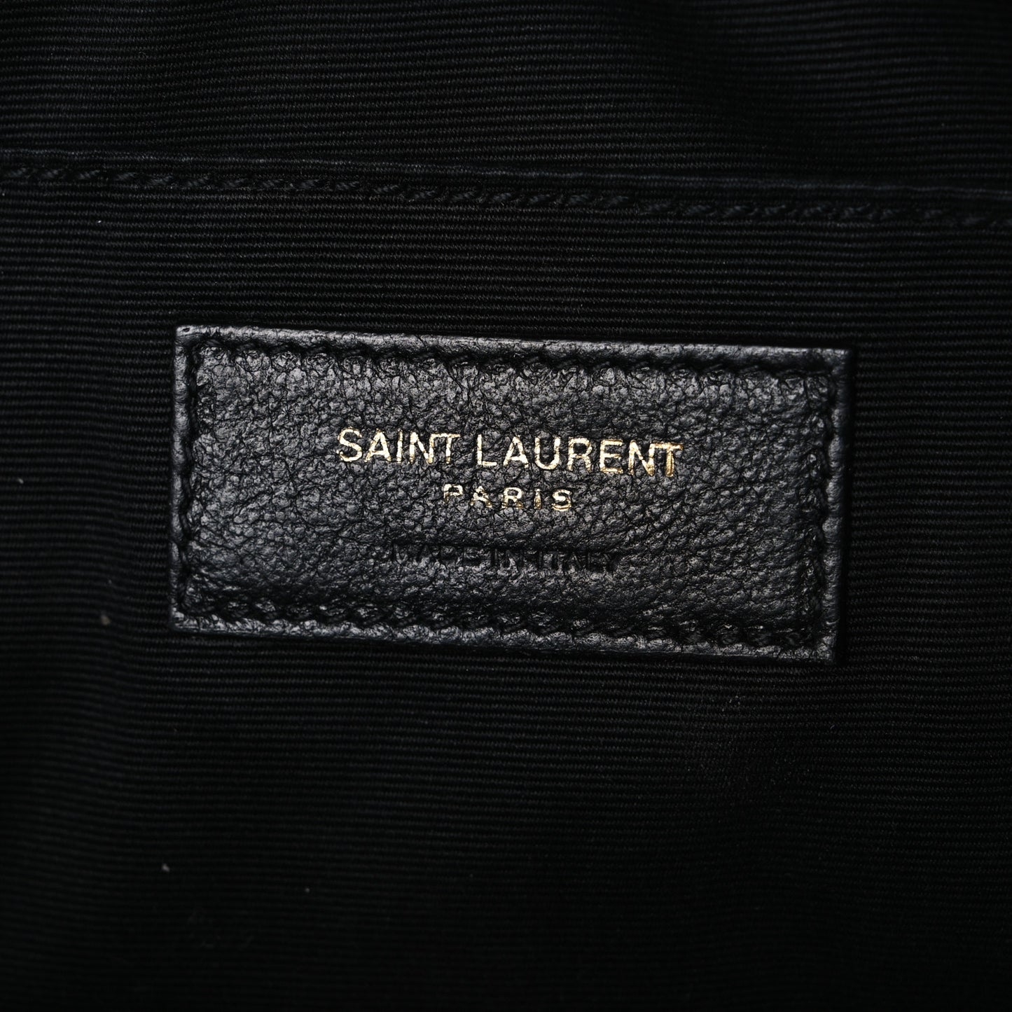 Patent Calfskin Crocodile Embossed Monogram Lou Camera Bag Black