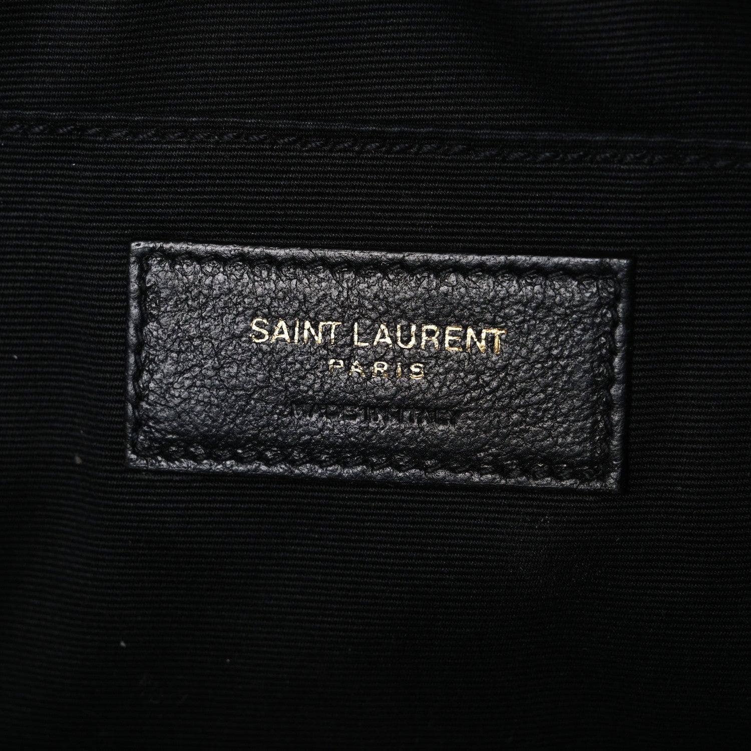 Saint Laurent Patent Calfskin Crocodile Embossed Monogram Lou Camera Bag Black 6 of 11