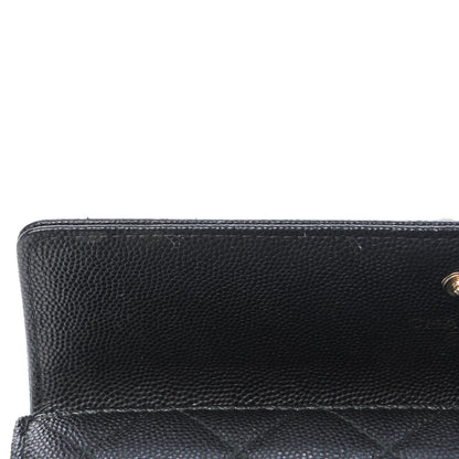 Chanel Caviar Quilted Boy Flap Wallet Black 10 of 14