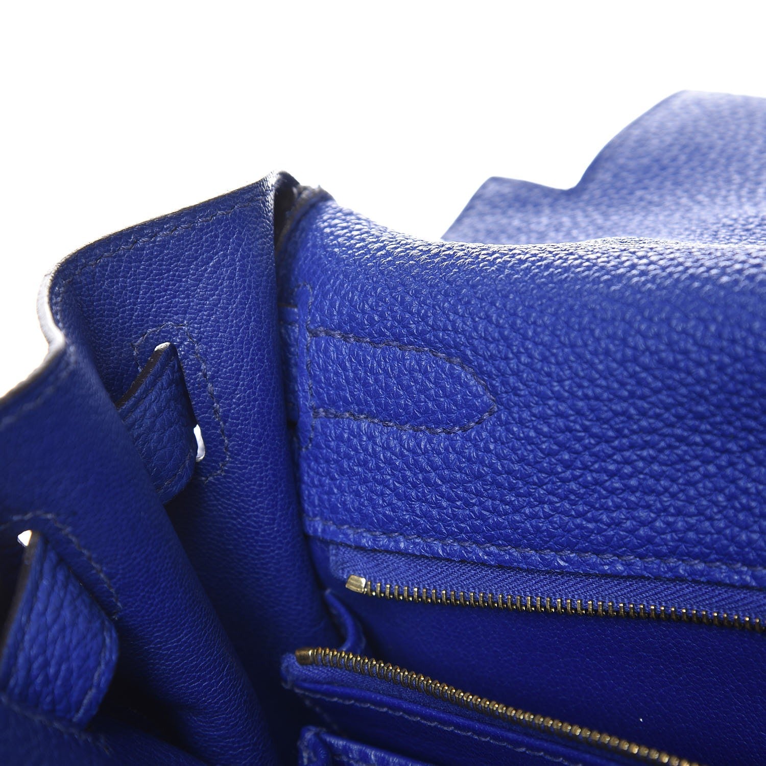 Hermes Togo Kelly Retourne 32 Bleu Electrique 22 of 49