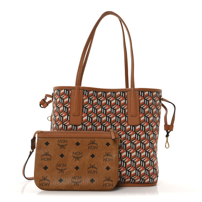 Gucci Visetos Small Liz Reversible Shopper Tote Cognac Cognac 12 of 17
