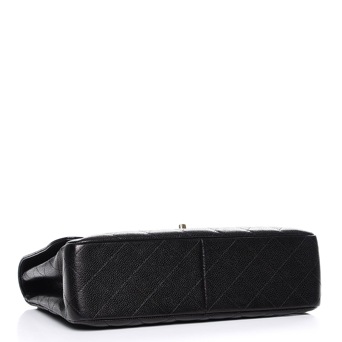 Caviar Quilted Jumbo Single Flap Black
