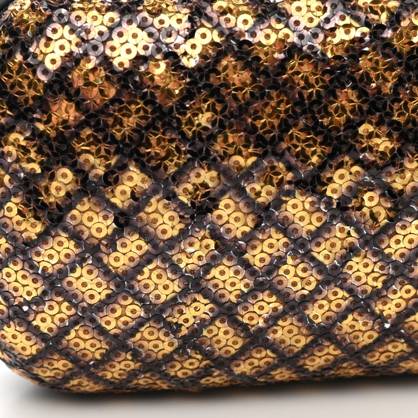 Metallic Paillettes Sequin Intrecciato Knot Clutch