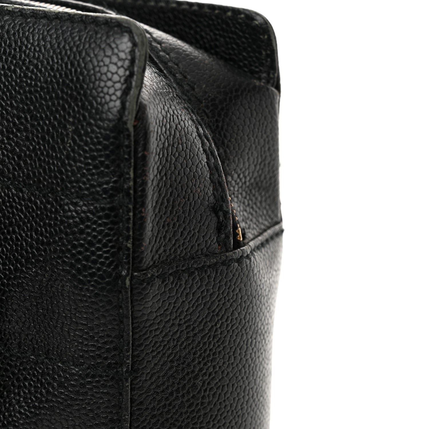 Chanel Caviar Stitched Chocolate Bar Shopping Black 13 of 21