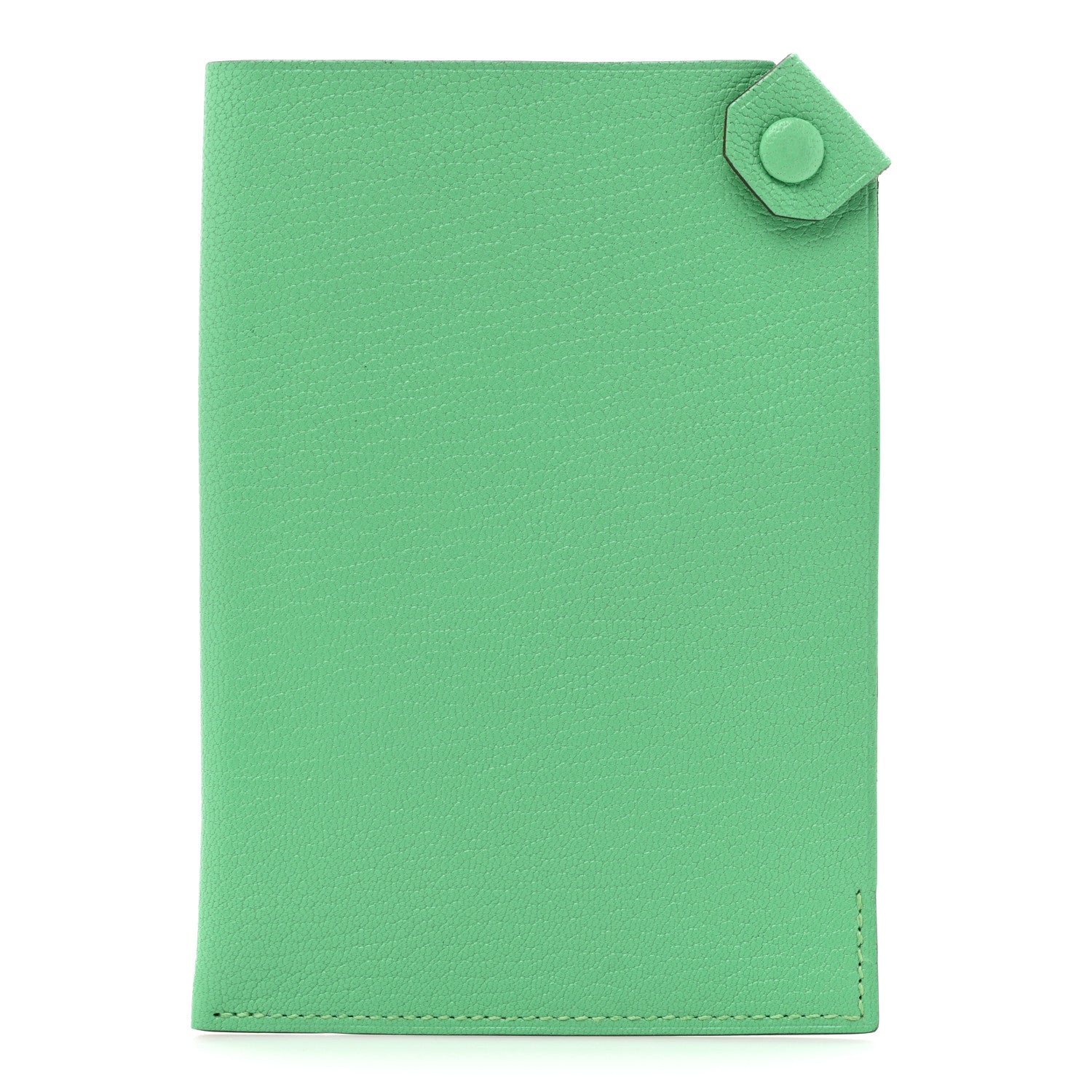 Hermes Chevre Chamkila Tarmac PM Passport Holder Vert Comics 1 of 9