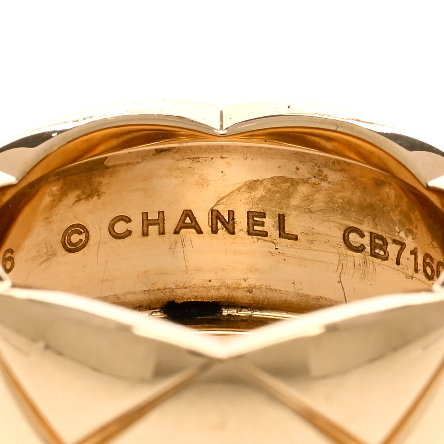 18K Yellow Gold Large Coco Crush Ring 56 7.75 56 7.5