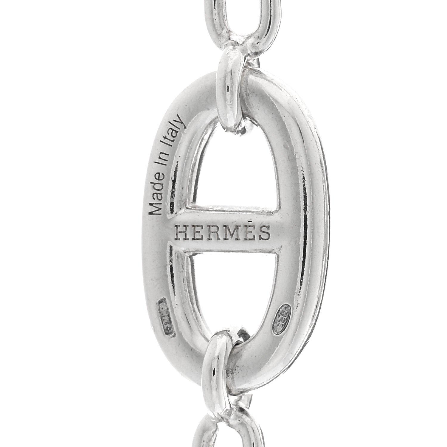Hermes Sterling Silver Farandole Necklace 120 4 of 4