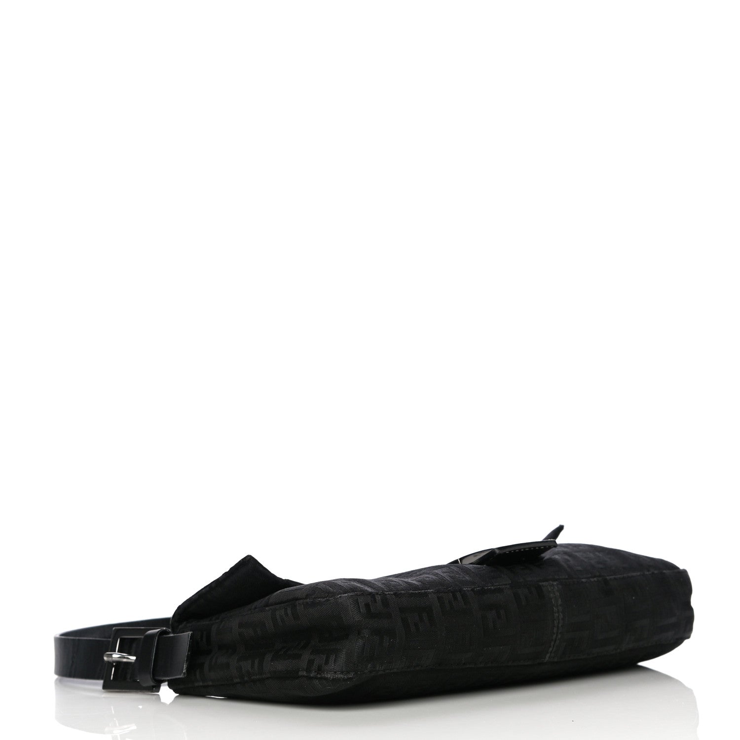 Fendi Zucchino Baguette Black 3 of 17