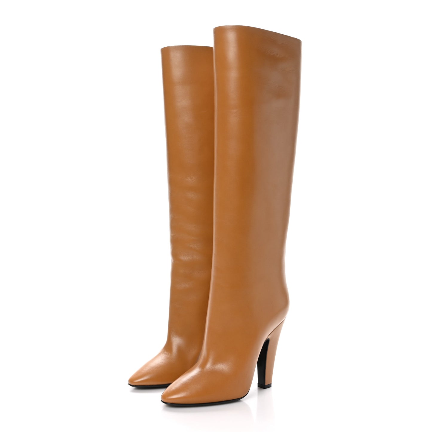 Vanity Softy Calfskin 68 Tube 110 Boots 37.5 Brandy