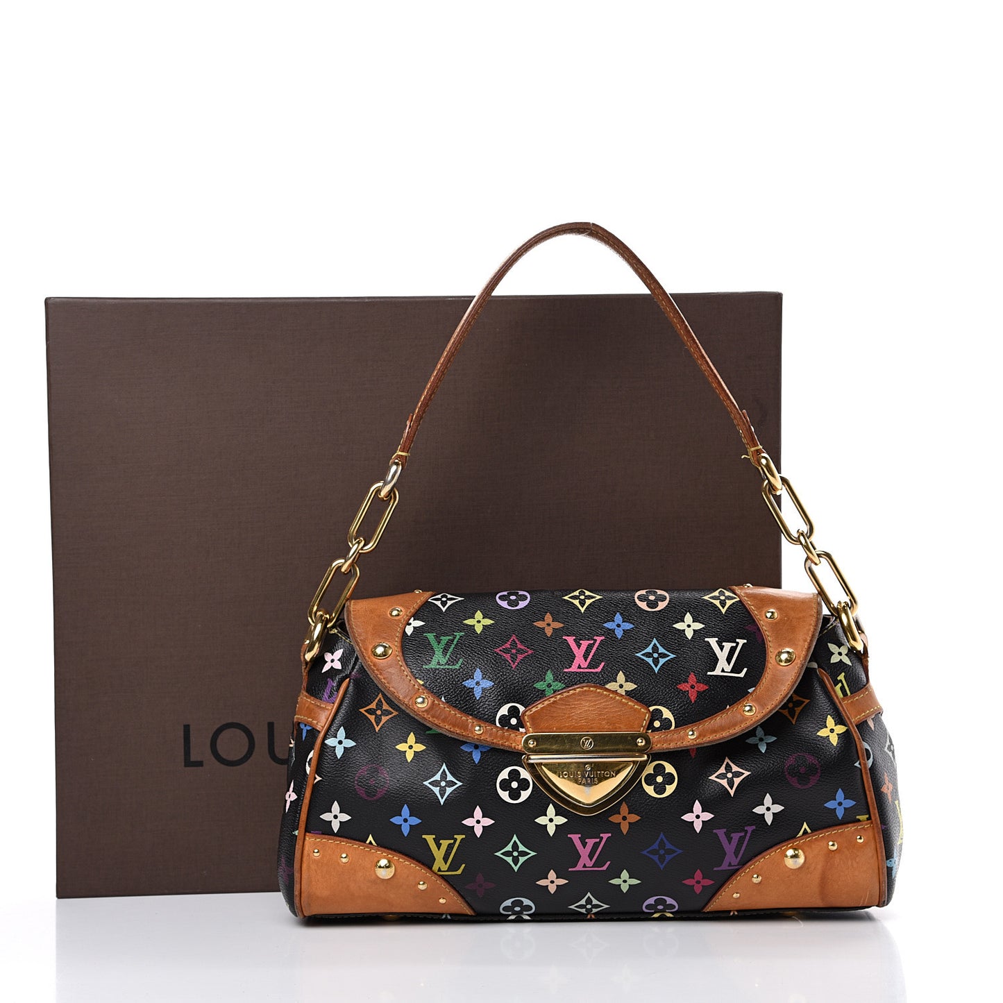 Monogram Multicolor Beverly MM Black