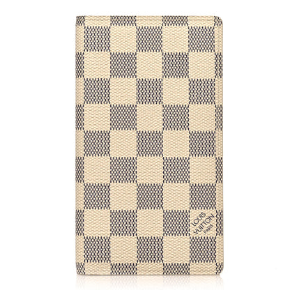 Louis Vuitton Damier Azur Checkbook Cover Wallet 1 of 8
