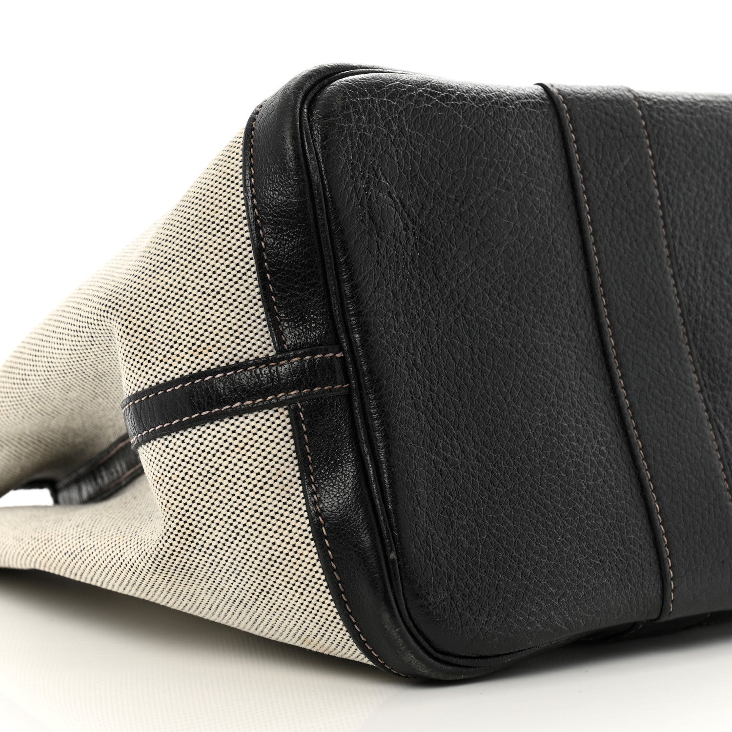 Hermes Toile Buffle Skipper Garden Party 36 MM Tote Black 8 of 15