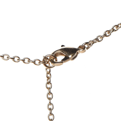 Christian Dior Crystal Pearl Shiny-D Tribal Long Necklace Gold 5 of 6