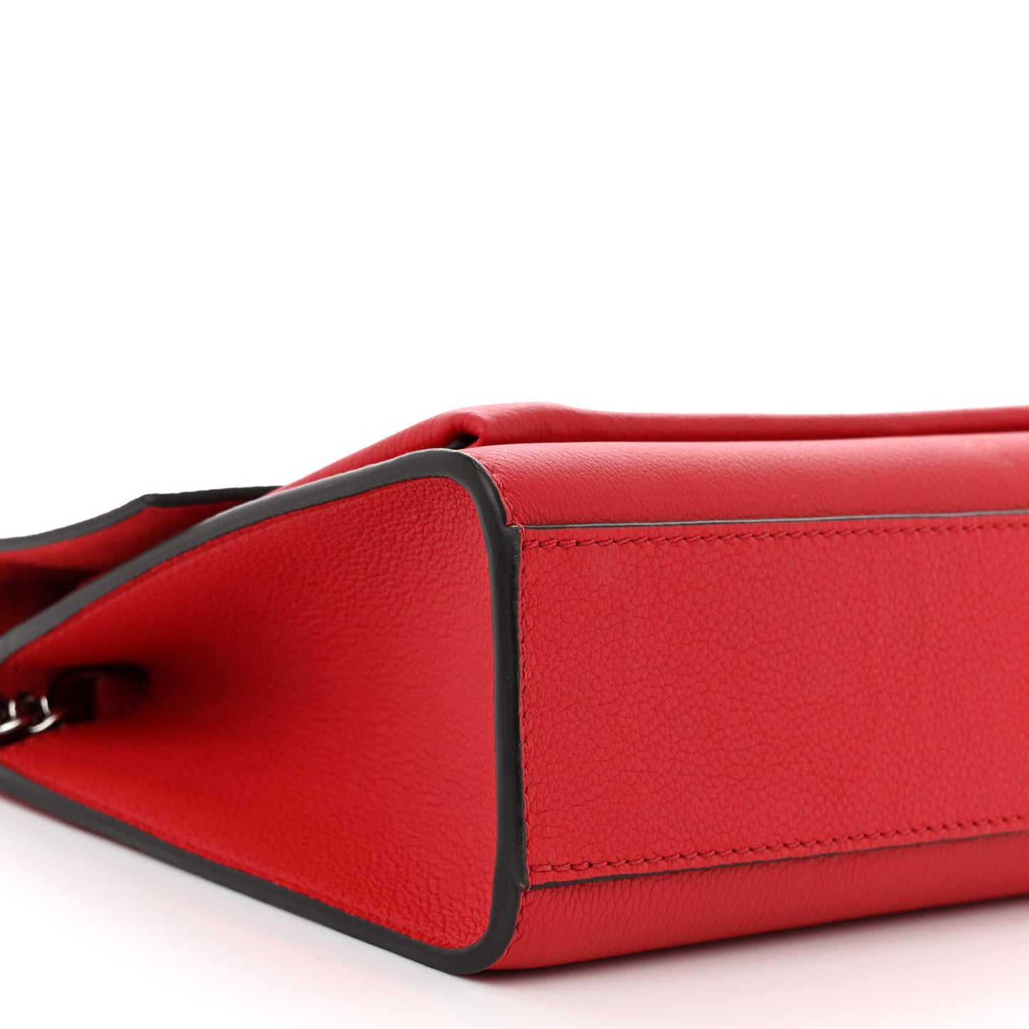 Soft Calfskin Mylockme Chain Bag BB Rubis