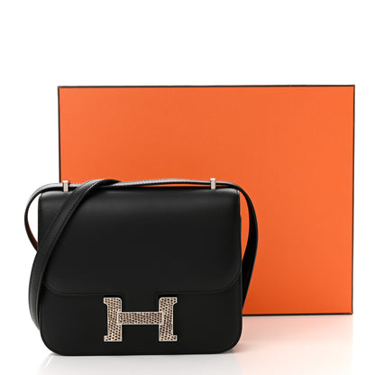 Hermes Veau Monsieur Lizard Constance 18 Black Ombre 12 of 12