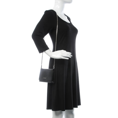 Givenchy Sugar Goatskin Pandora Chain Wallet Black 2 of 12