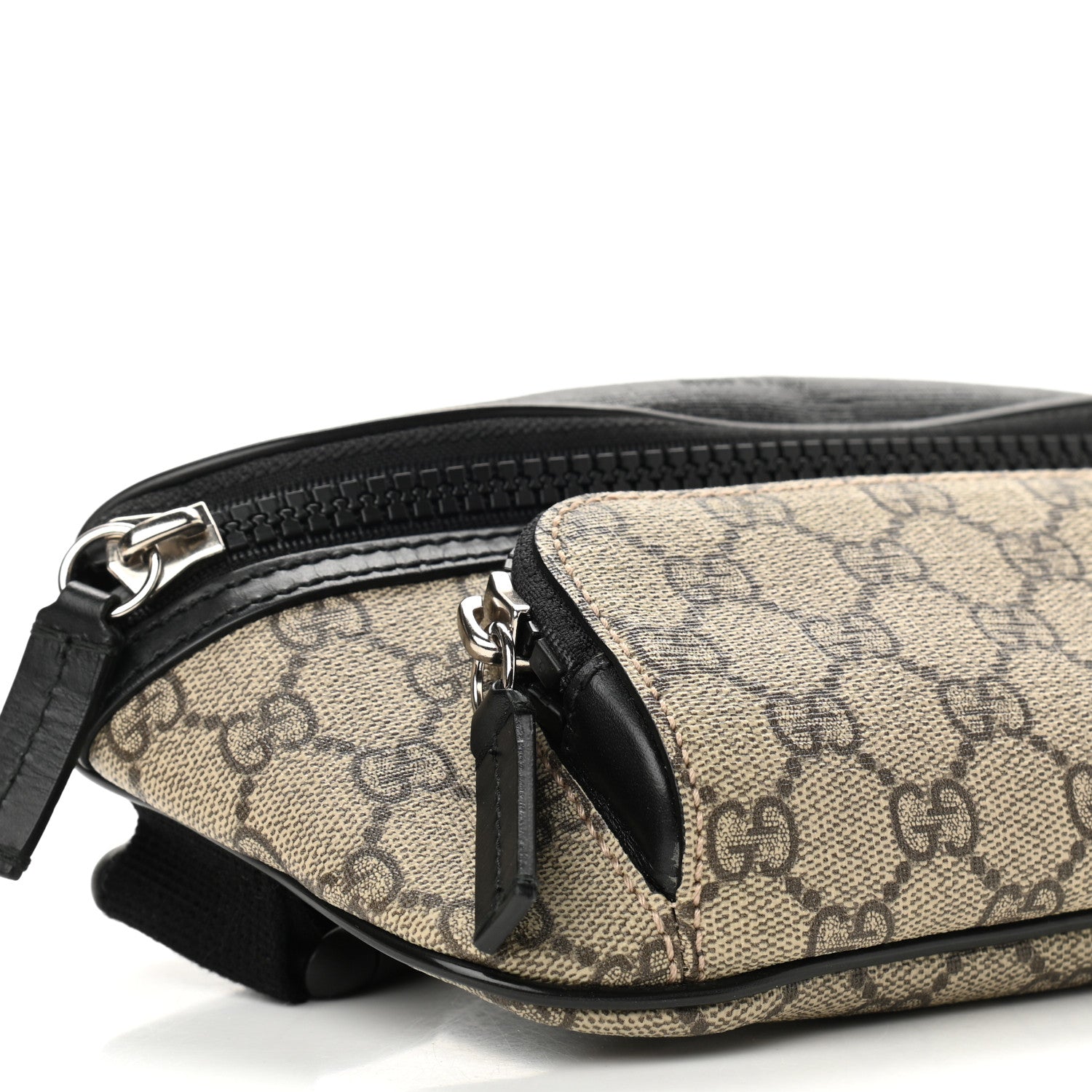 Gucci GG Supreme Monogram Belt Bag Black 9 of 11