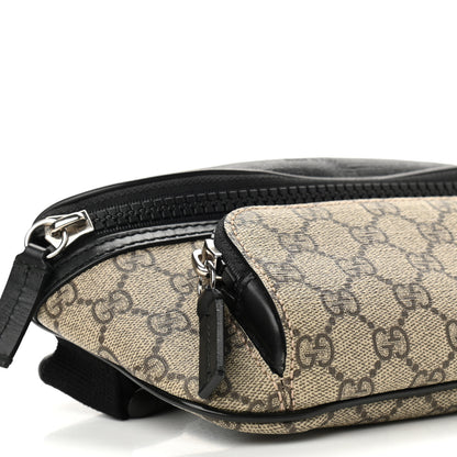 Gucci GG Supreme Monogram Belt Bag Black 9 of 11