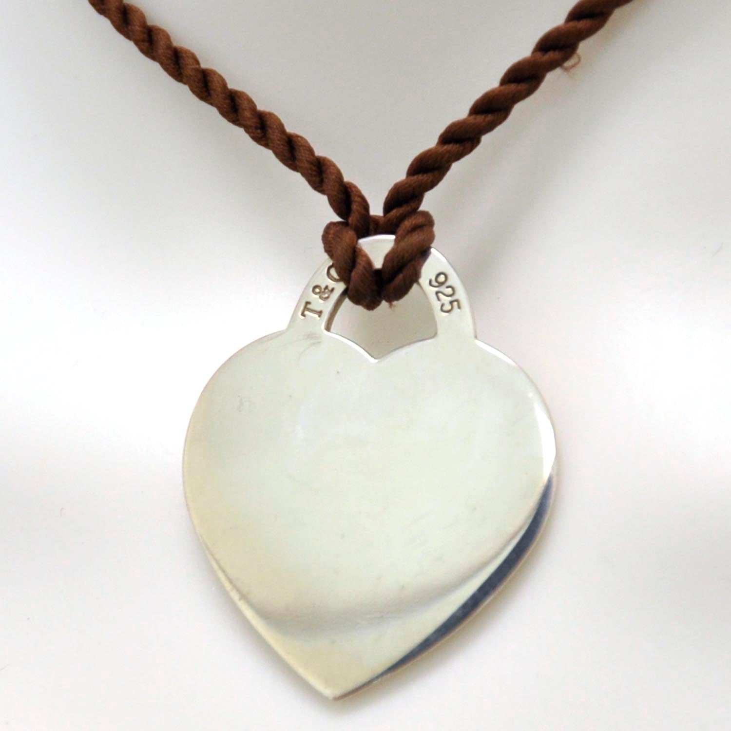 Tiffany Sterling Silver Return to Heart Necklace 6 of 7