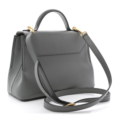 Mulberry Small Classic Grain Calfskin Mini Seaton Grey 5 of 17
