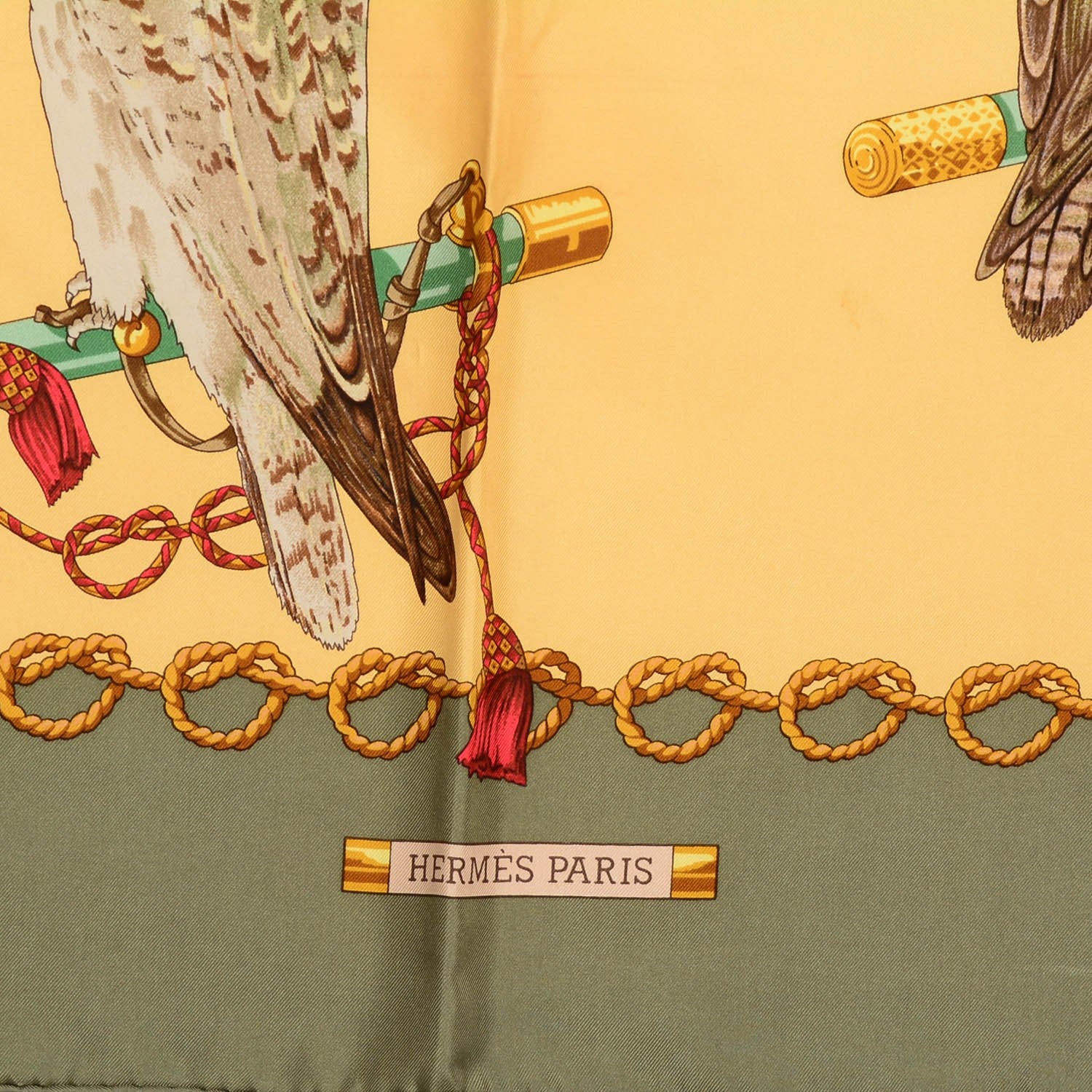 Hermes Silk Les Oiseaux Du Roy Scarf 90 4 of 6